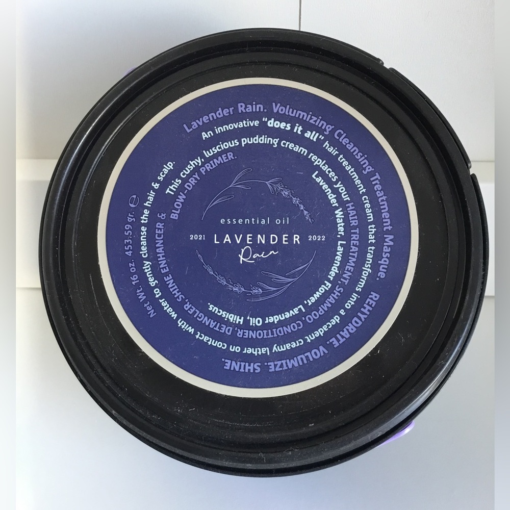 Tweak’d by Nature Lavender Rain Volumizing Cleansing Treatment Masque 16oz NWT
